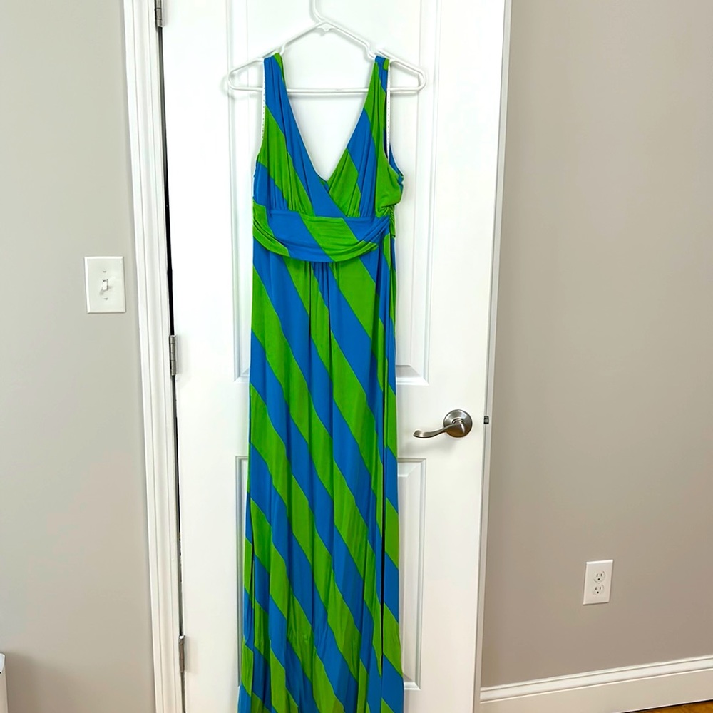Lilly Pulitzer stripe maxi dress